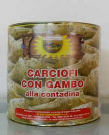 Carciofi con gambo