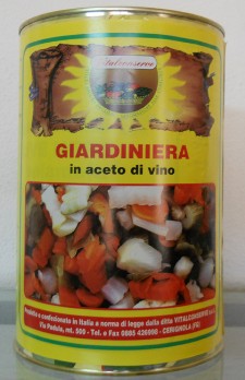 Giardiniera in aceto di vino