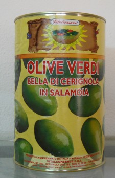 Olive Bella di Cerignola verdi